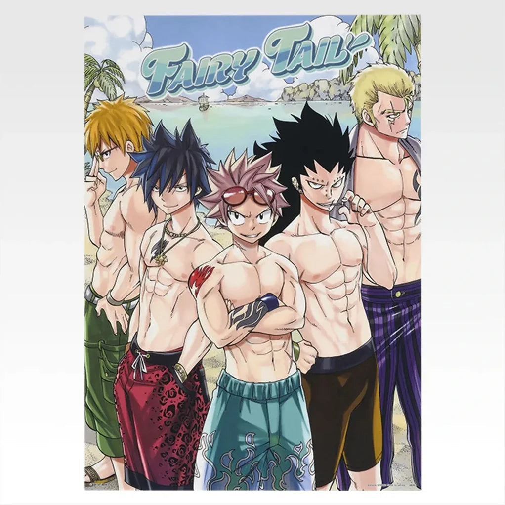 ICHIBAN KUJI FAIRY TAIL 20TH ANNIVERSARY – Clear Poster Full Set Lot F Bandai