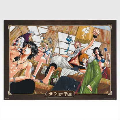 ICHIBAN KUJI FAIRY TAIL 20TH ANNIVERSARY – Clear Poster Full Set Lot F Bandai