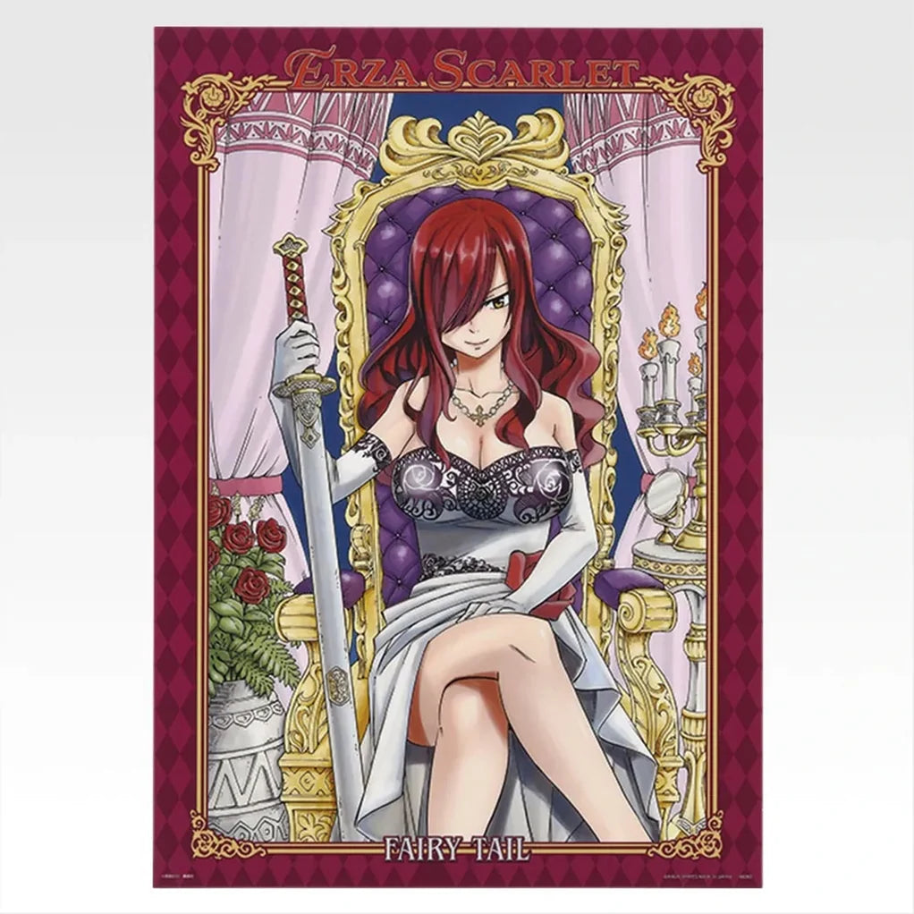 ICHIBAN KUJI FAIRY TAIL 20TH ANNIVERSARY – Clear Poster Full Set Lot F Bandai