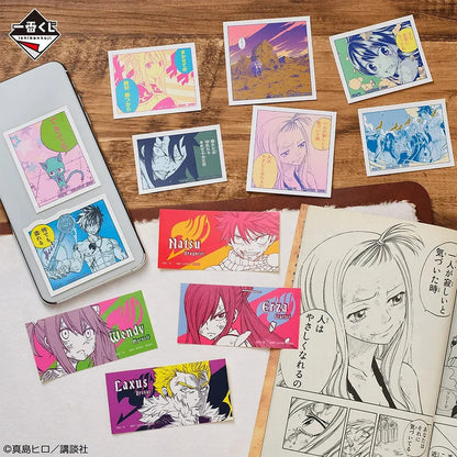 ICHIBAN KUJI FAIRY TAIL 20TH ANNIVERSARY – Stickers Full Set Lot G Bandai