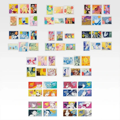 ICHIBAN KUJI FAIRY TAIL 20TH ANNIVERSARY – Stickers Full Set Lot G Bandai