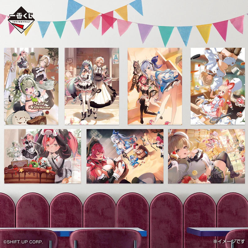 ICHIBAN KUJI GODDESS OF VICTORY: NIKKE CHAPTER 7 – Clear Poster Complete Set H Prize (7 Types) Bandai