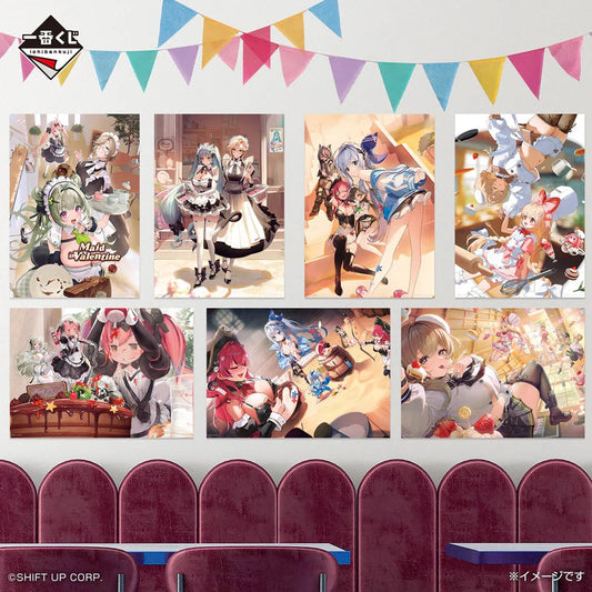 ICHIBAN KUJI GODDESS OF VICTORY: NIKKE CHAPTER 7 – Clear Poster Complete Set H Prize (7 Types) Bandai