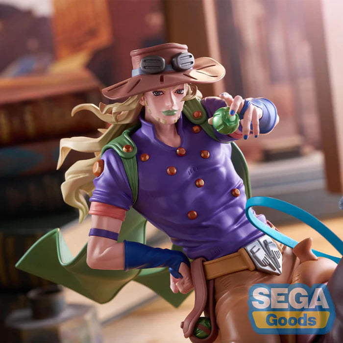 JOJO'S BIZARRE ADVENTURE STEEL BALL RUN – Figurine Gyro Zeppeli & Valkyrie Xross Link MangaSphere