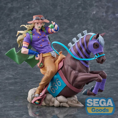 JOJO'S BIZARRE ADVENTURE STEEL BALL RUN – Figurine Gyro Zeppeli & Valkyrie Xross Link MangaSphere