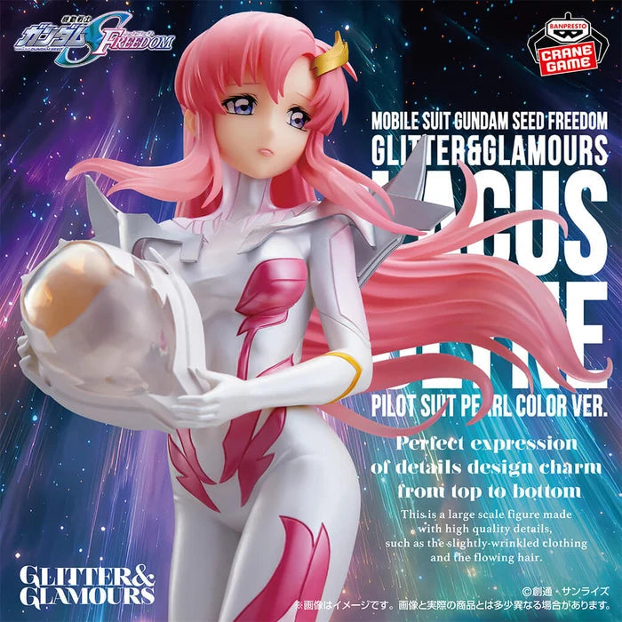 MOBILE SUIT GUNDAM SEED FREEDOM – Figurine Lacus Clyne Pilot Suit Pearl Color Ver. GLITTER & GLAMOURS Banpresto