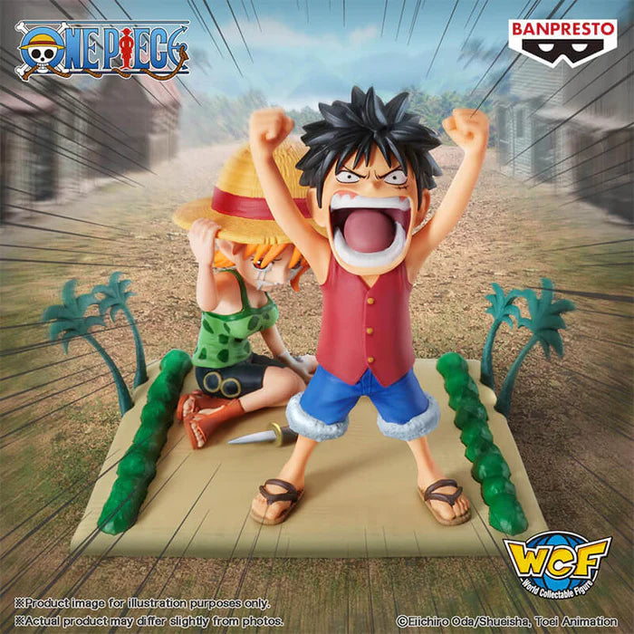 ONE PIECE – Figurine Monkey D. Luffy & Nami | WCF Log Stories MangaSphere