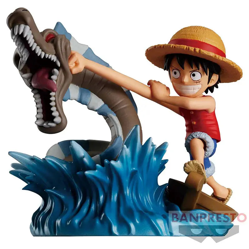 ONE PIECE - FIGURINE MONKEY D. LUFFY & NEAR SEA LORD WCF LOG STORIES MangaSphere