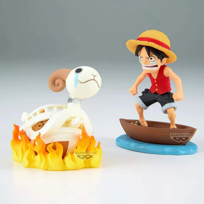 ONE PIECE – Figurines Monkey D. Luffy & Going Merry | WCF Log Stories MangaSphere