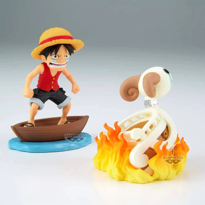 ONE PIECE – Figurines Monkey D. Luffy & Going Merry | WCF Log Stories MangaSphere