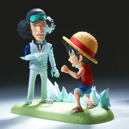 ONE PIECE – Figurine Monkey D. Luffy & Kuzan Aokiji | WCF Log Stories MangaSphere