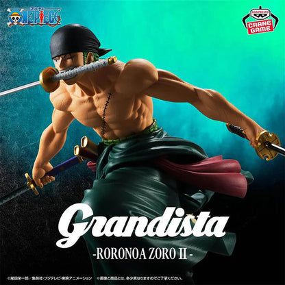 One Piece – Figurine Roronoa Zoro II | Grandista – Banpresto MangaSphere