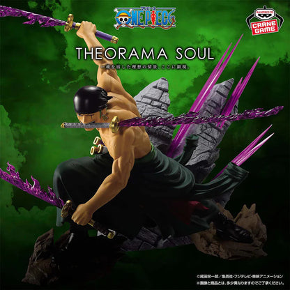 ONE PIECE – Figurine Roronoa Zoro Theorama Soul Bandai
