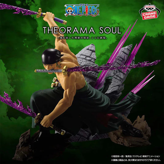 ONE PIECE – Figurine Roronoa Zoro Theorama Soul Bandai