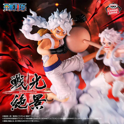 ONE PIECE – Figurines Monkey D. Luffy & Jewelry Bonney Senkouzekkei Banpresto