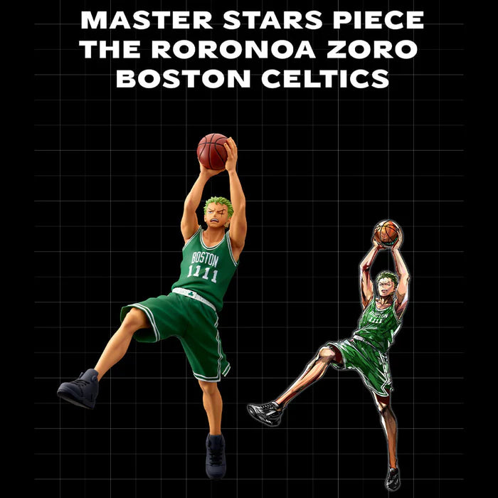ONE PIECE – Figurine The Roronoa Zoro Boston Celtics One Piece x NBA Master Stars Piece Bandai