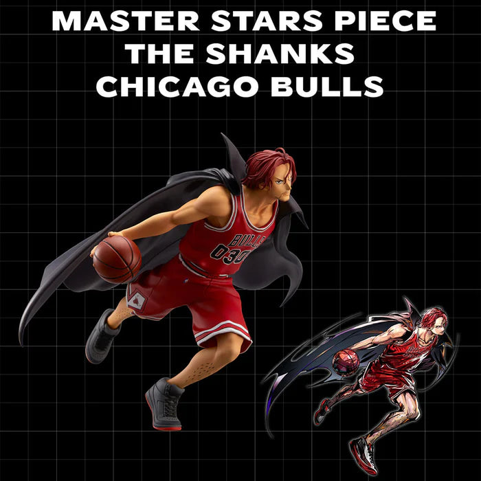 ONE PIECE – Figurine The Shanks Chicago Bulls One Piece x NBA Master Stars Piece Bandai
