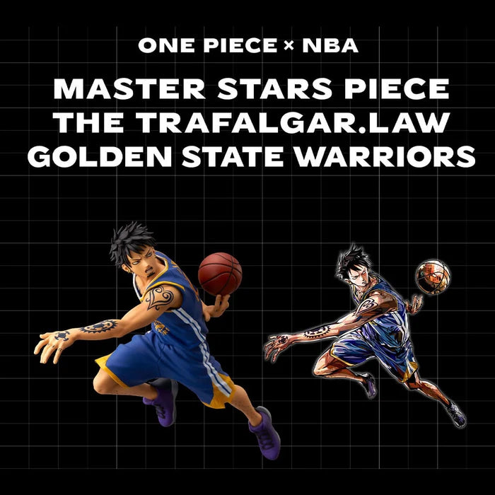 ONE PIECE – Figurine The Trafalgar Law Golden State Warriors ONE PIECE × NBA Master Stars Piece Bandai