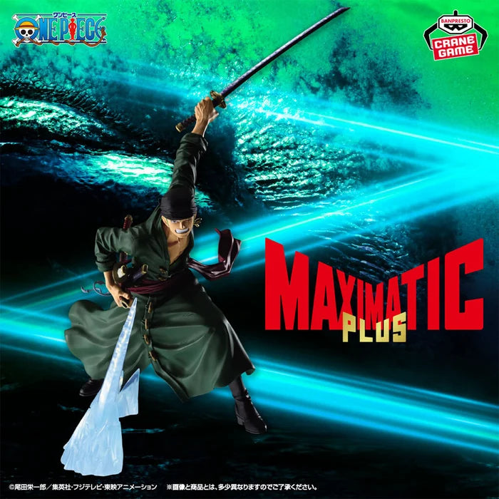 ONE PIECE – Figurine Roronoa Zoro MAXIMATIC PLUS Bandai
