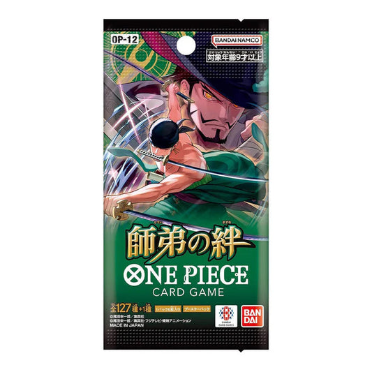 ONE PIECE CARD GAME – Booster Master and Student Bonds OP-12 (Japonais) Bandai