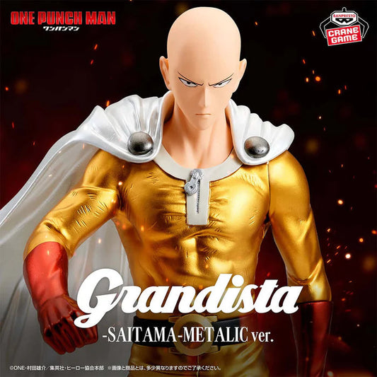 ONE PUNCH MAN – Figurine Saitama Metallic Color Ver. Grandista Banpresto