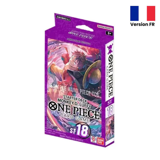 One Piece Jeu de cartes  starter deck – ST18 – Purple Monkey D. Luffy – en français MangaSphere