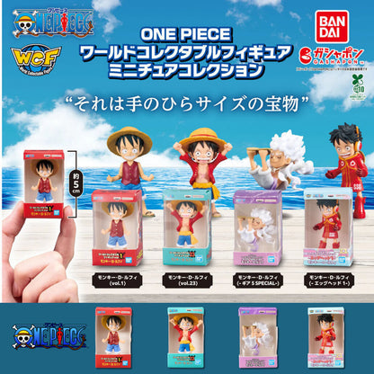 ONE PIECE – Gashapon World Collectible Figure | Miniature Collection – Set Complet de 4 Modèles MangaSphere