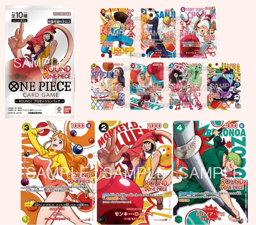 ONE PIECE × ROUND1 – Pack Promotionnel (Japonais) Bandai