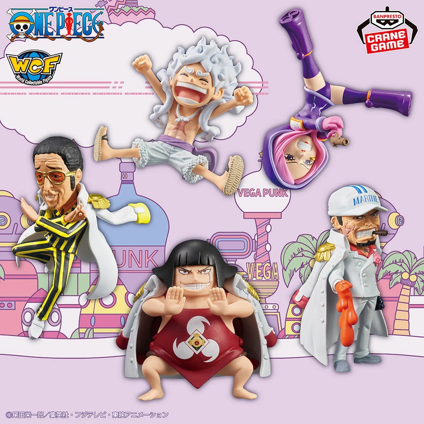 One Piece – WCF Egghead 6 | Set Complet de 5 Figurines – World Collectible Figures MangaSphere
