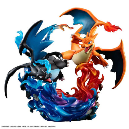 POKEMON - FIGURINE MEGA CHARIZARD X & MEGA CHARIZARD Y PALKIA GEMEX SERIES MangaSphere