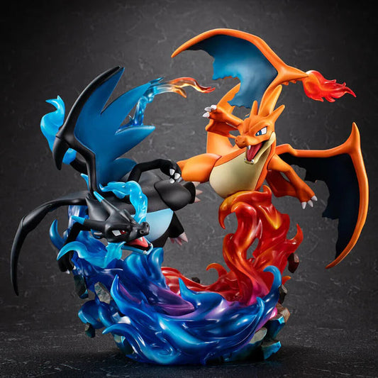 POKEMON - FIGURINE MEGA CHARIZARD X & MEGA CHARIZARD Y PALKIA GEMEX SERIES MangaSphere