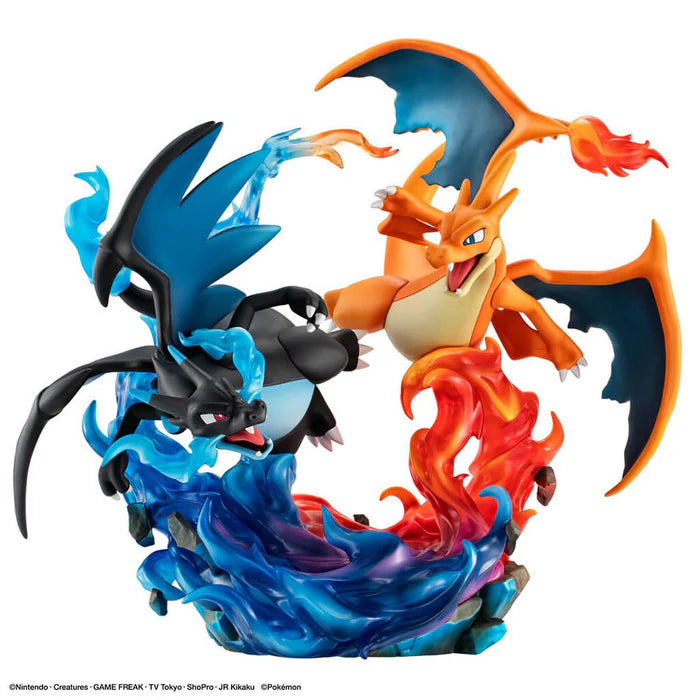 POKEMON - FIGURINE MEGA CHARIZARD X & MEGA CHARIZARD Y PALKIA GEMEX SERIES MangaSphere