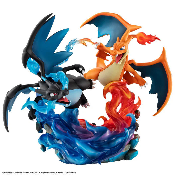 POKEMON - FIGURINE MEGA CHARIZARD X & MEGA CHARIZARD Y PALKIA GEMEX SERIES MangaSphere