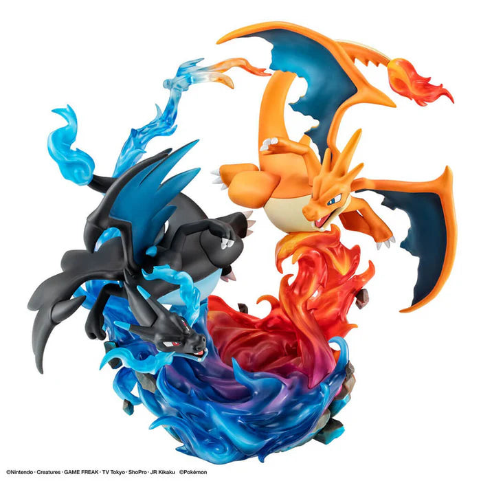 POKEMON - FIGURINE MEGA CHARIZARD X & MEGA CHARIZARD Y PALKIA GEMEX SERIES MangaSphere