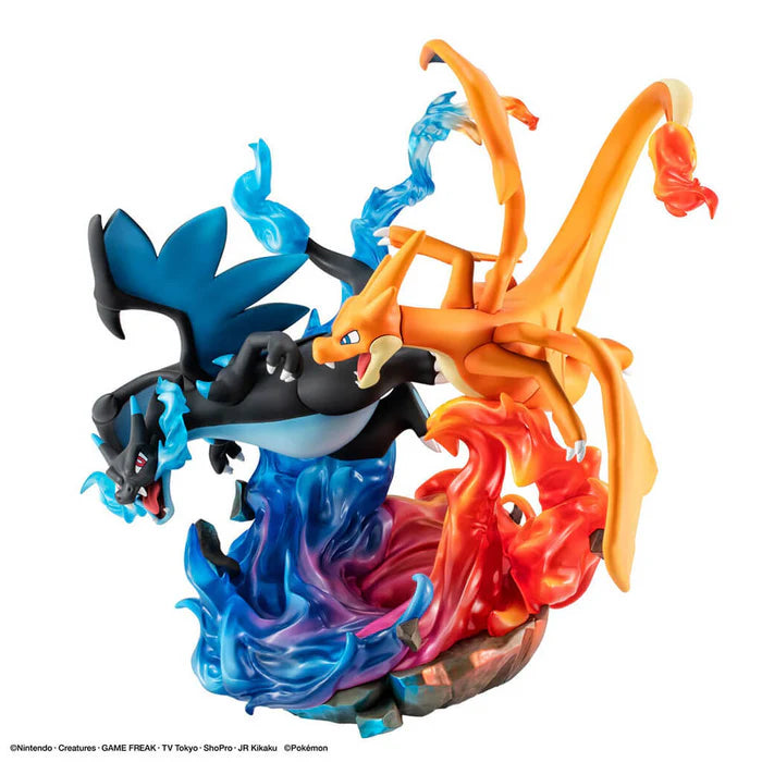 POKEMON - FIGURINE MEGA CHARIZARD X & MEGA CHARIZARD Y PALKIA GEMEX SERIES MangaSphere