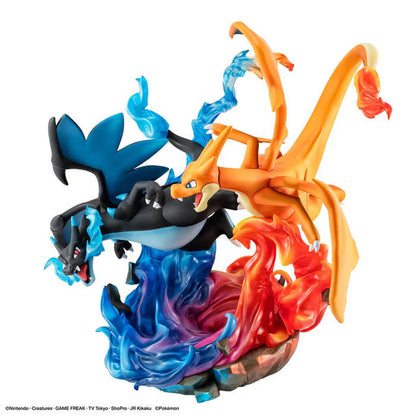 POKEMON - FIGURINE MEGA CHARIZARD X & MEGA CHARIZARD Y PALKIA GEMEX SERIES MangaSphere