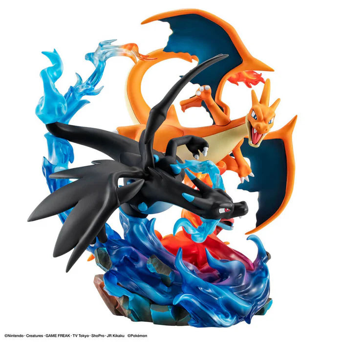 POKEMON - FIGURINE MEGA CHARIZARD X & MEGA CHARIZARD Y PALKIA GEMEX SERIES MangaSphere