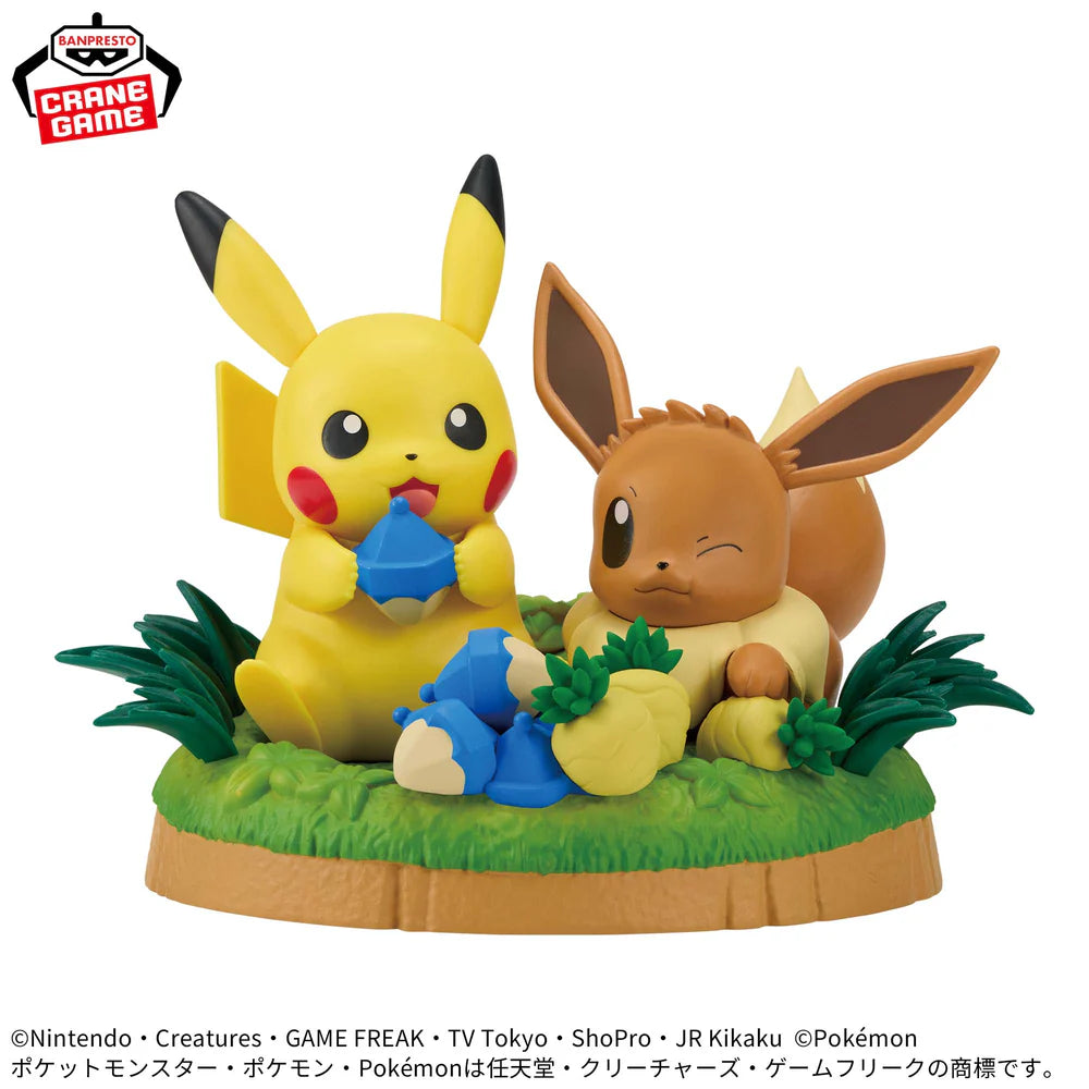 POKÉMON – Figurines Pikachu & Eevee Munching Time Re-Ment MangaSphere