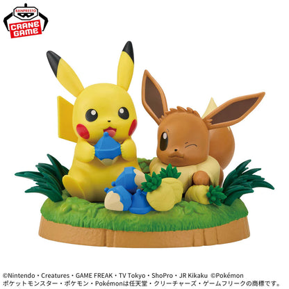 POKÉMON – Figurines Pikachu & Eevee Munching Time Re-Ment MangaSphere