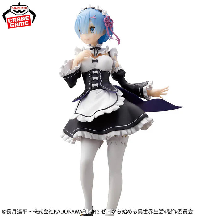 RE:ZERO – Figurine Rem Maid Ver. Glitter & Glamours Banpresto