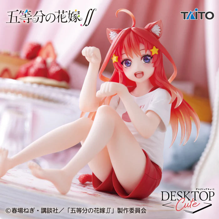 THE QUINTESSENTIAL QUINTUPLETS – Figurine Satsuki Nakano Original Cat Roomwear Ver. Desktop Cute TAITO