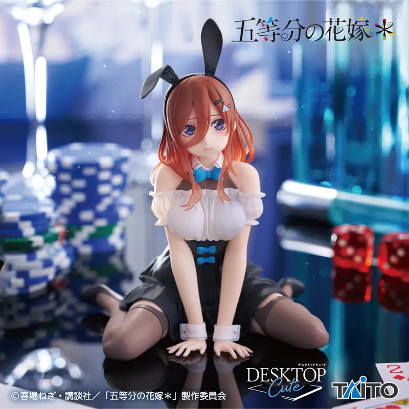 THE QUINTESSENTIAL QUINTUPLETS – Figurine Miku Nakano | Desktop Cute – Bunny Ver. MangaSphere