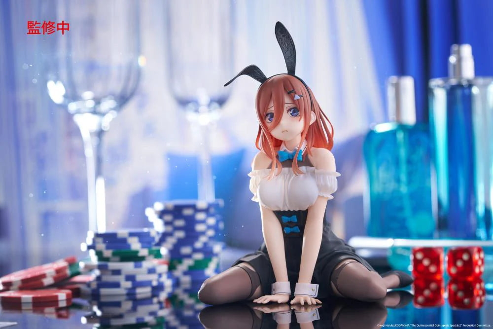 THE QUINTESSENTIAL QUINTUPLETS – Figurine Miku Nakano | Desktop Cute – Bunny Ver. MangaSphere