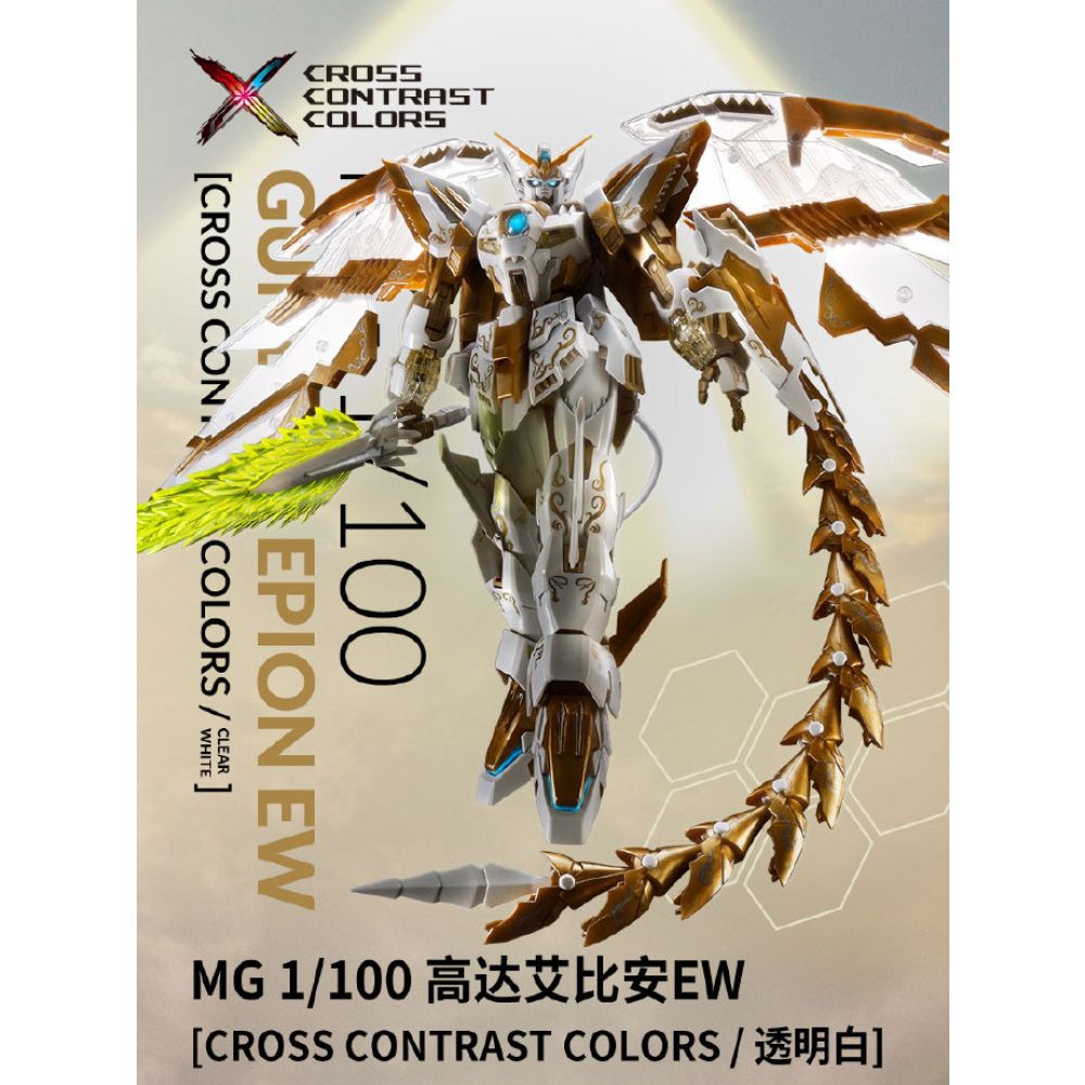 GUNDAM – MG 1/100 Gundam Epyon Cross Contrast Colors Clear White MangaSphere