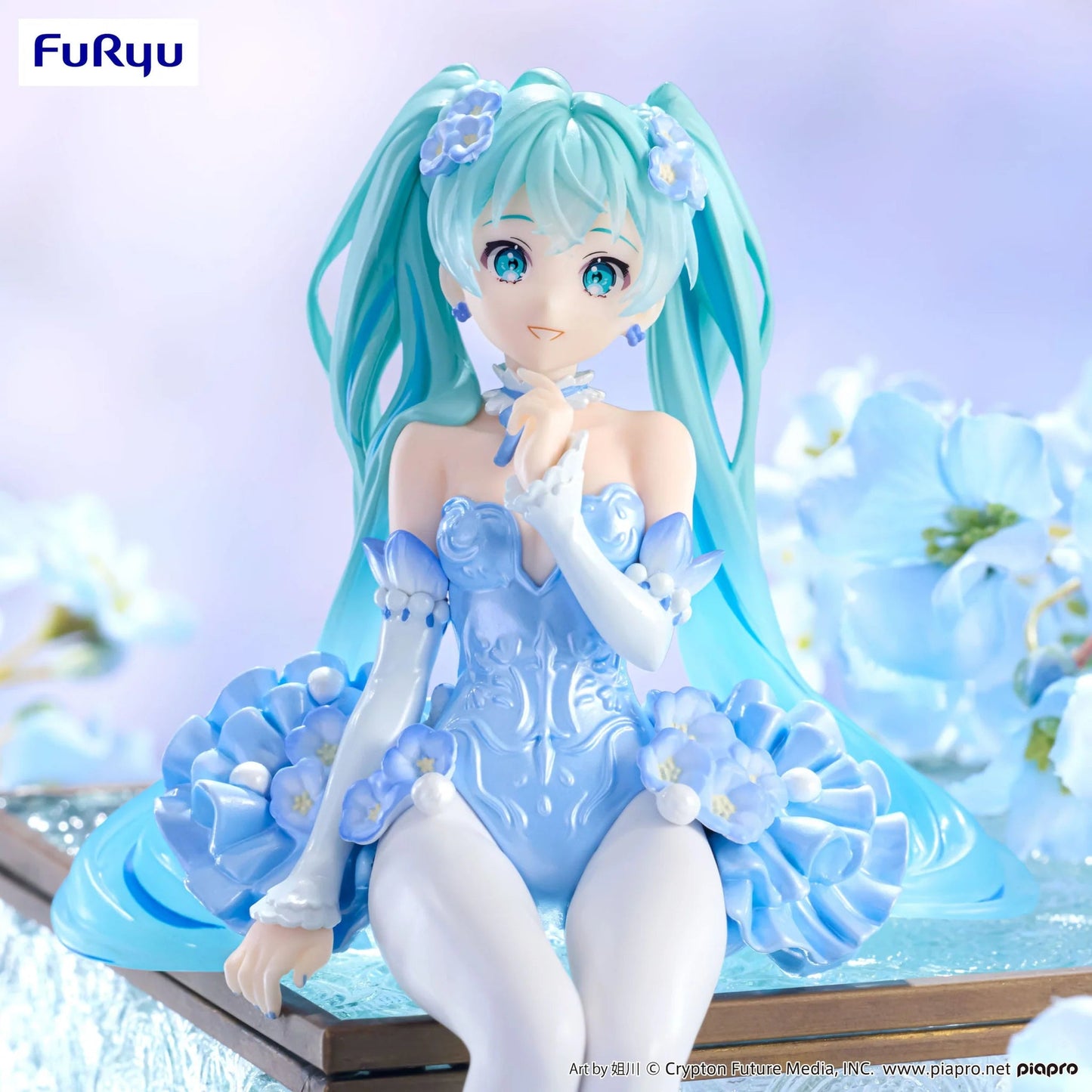 Hatsune Miku – Figurine Noodle Stopper Flower Fairy Nemophila | Pail Blue Color Ver. MangaSphere