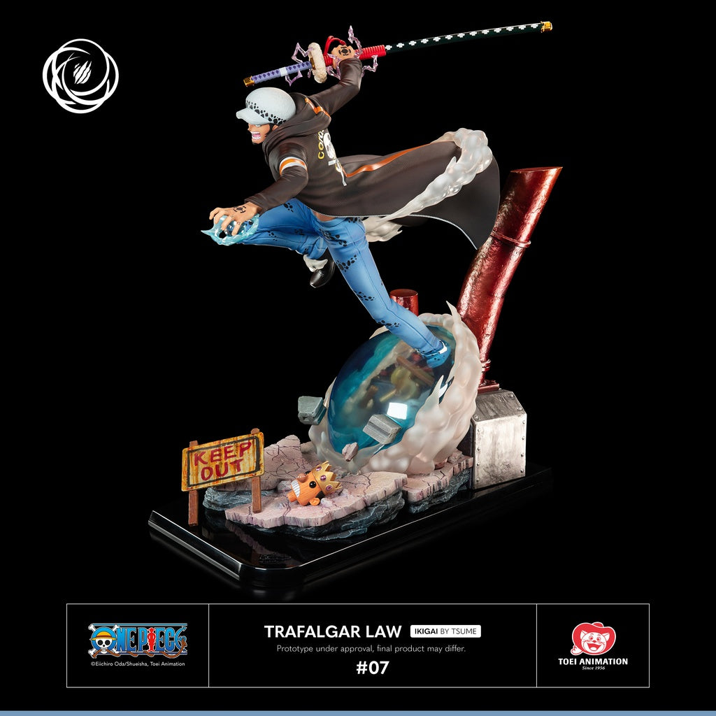 ONE PIECE – Figurine Trafalgar D. Water Law Ikigai by Tsume (Occasion) MangaSphere