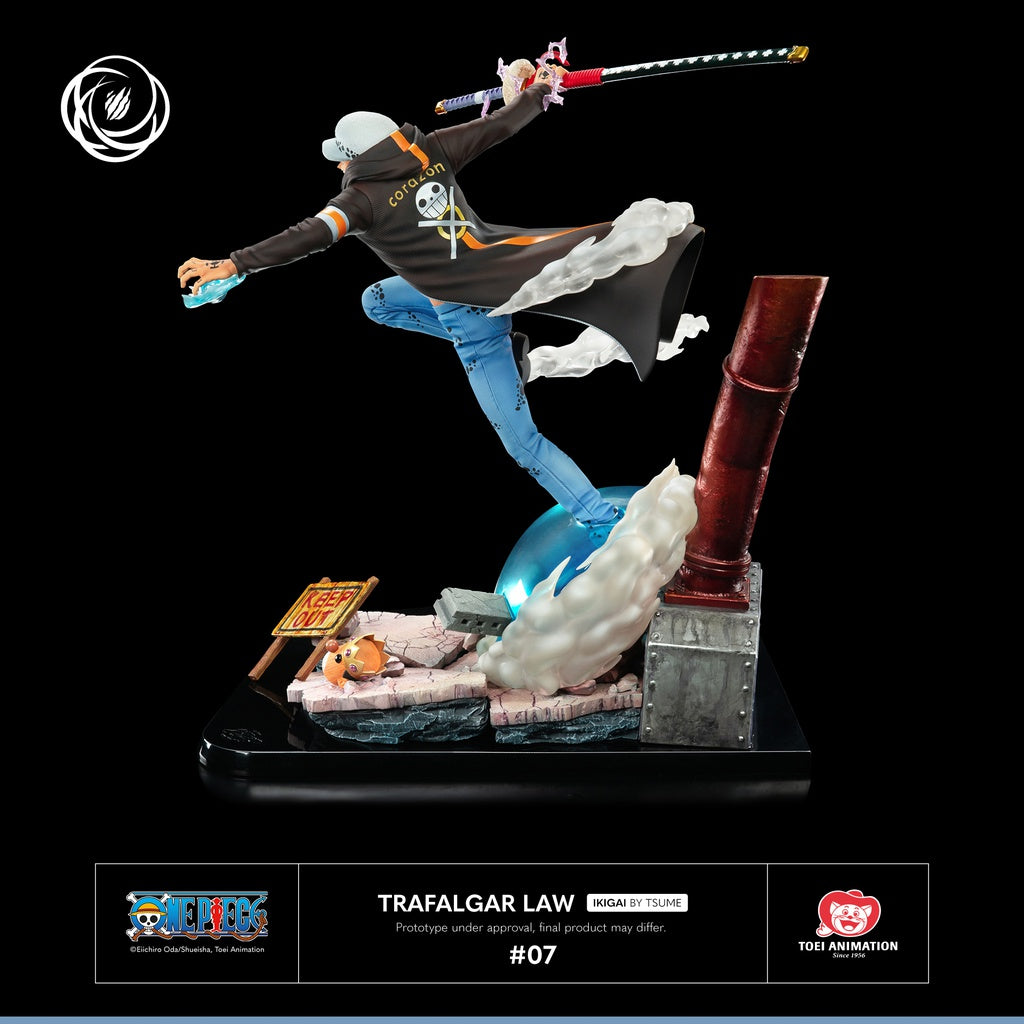 ONE PIECE – Figurine Trafalgar D. Water Law Ikigai by Tsume (Occasion) MangaSphere
