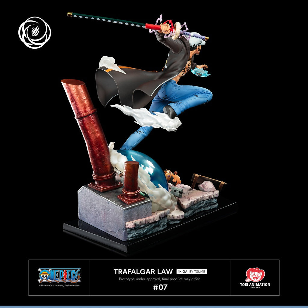 ONE PIECE – Figurine Trafalgar D. Water Law Ikigai by Tsume (Occasion) MangaSphere