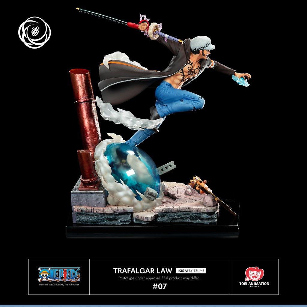 ONE PIECE – Figurine Trafalgar D. Water Law Ikigai by Tsume (Occasion) MangaSphere