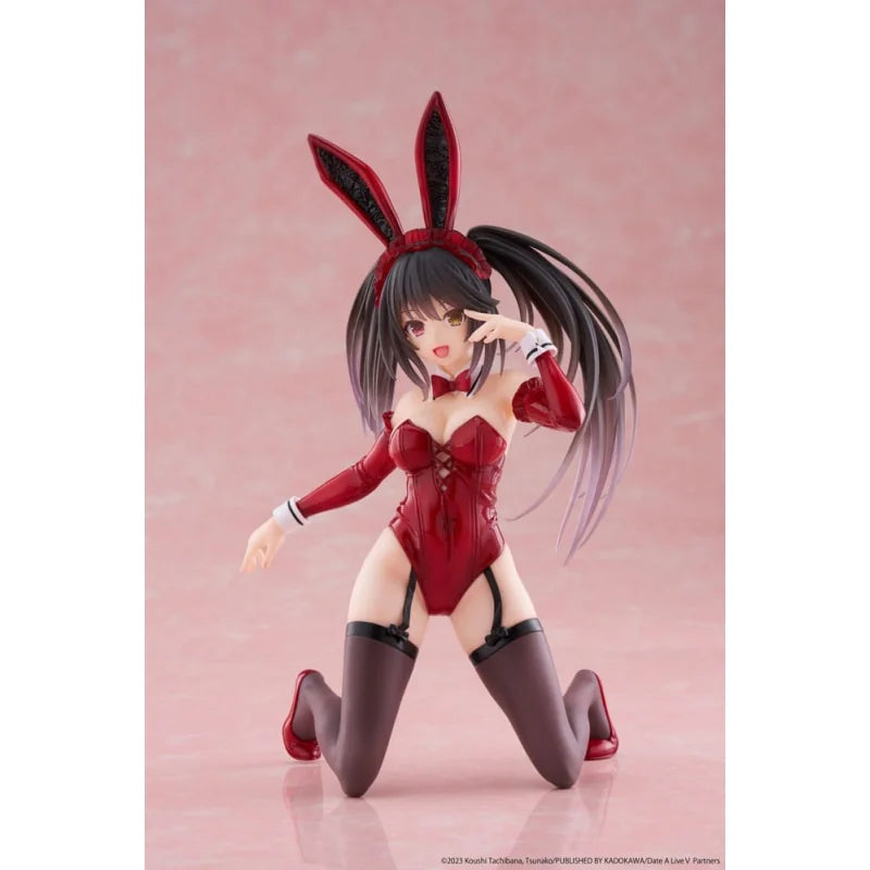 Date A Live V – Figurine Kurumi Tokisaki Bunny Ver. | Desktop Cute Figure MangaSphere